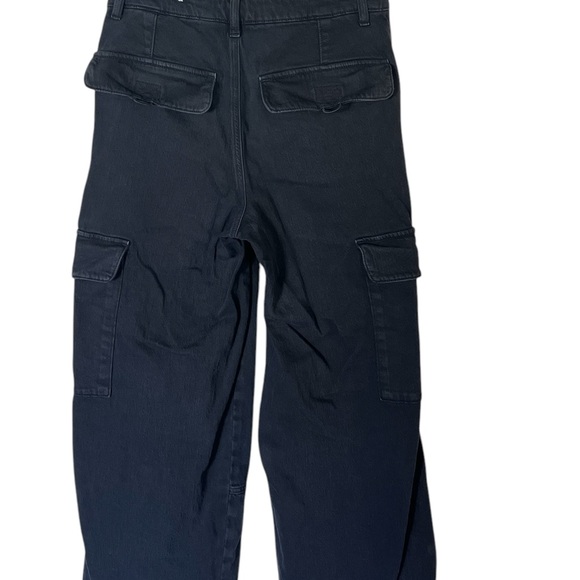 American Eagle Stretch High Rise Baggy Wide Leg Sz2 - Picture 2 of 5